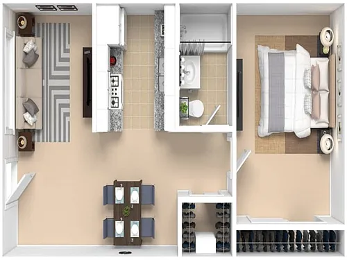 Floor plan Plan A - Interior