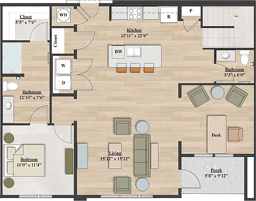 Floor plan Brisa Loft