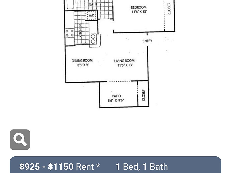 What this floor plan is currently renting for