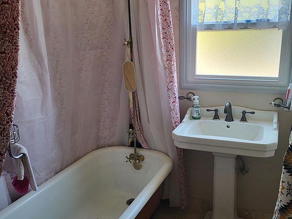 Cast Iron Tub and Shower