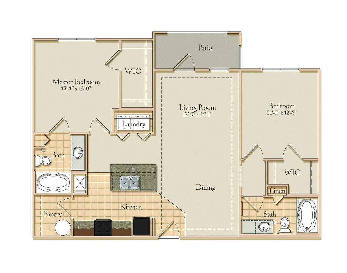 Floor plan B3