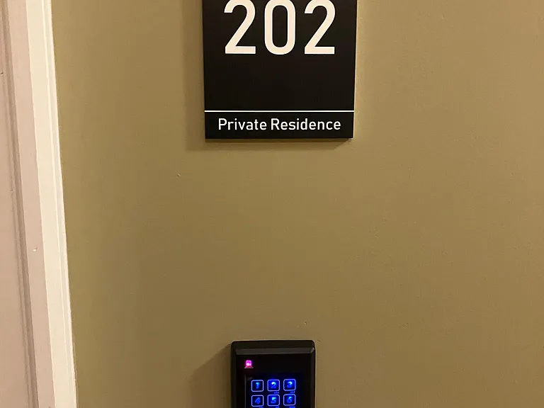 Electronic door locks. No keys!