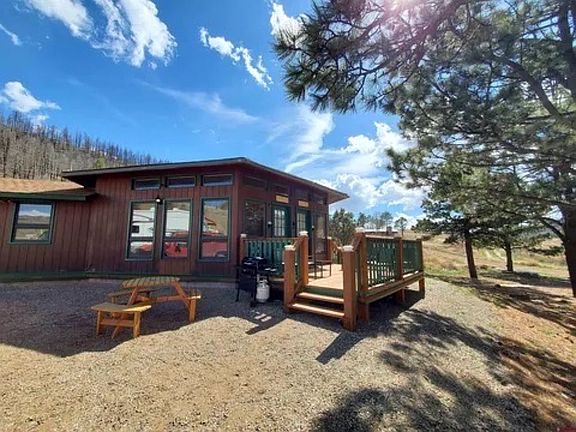 Large furnished deck