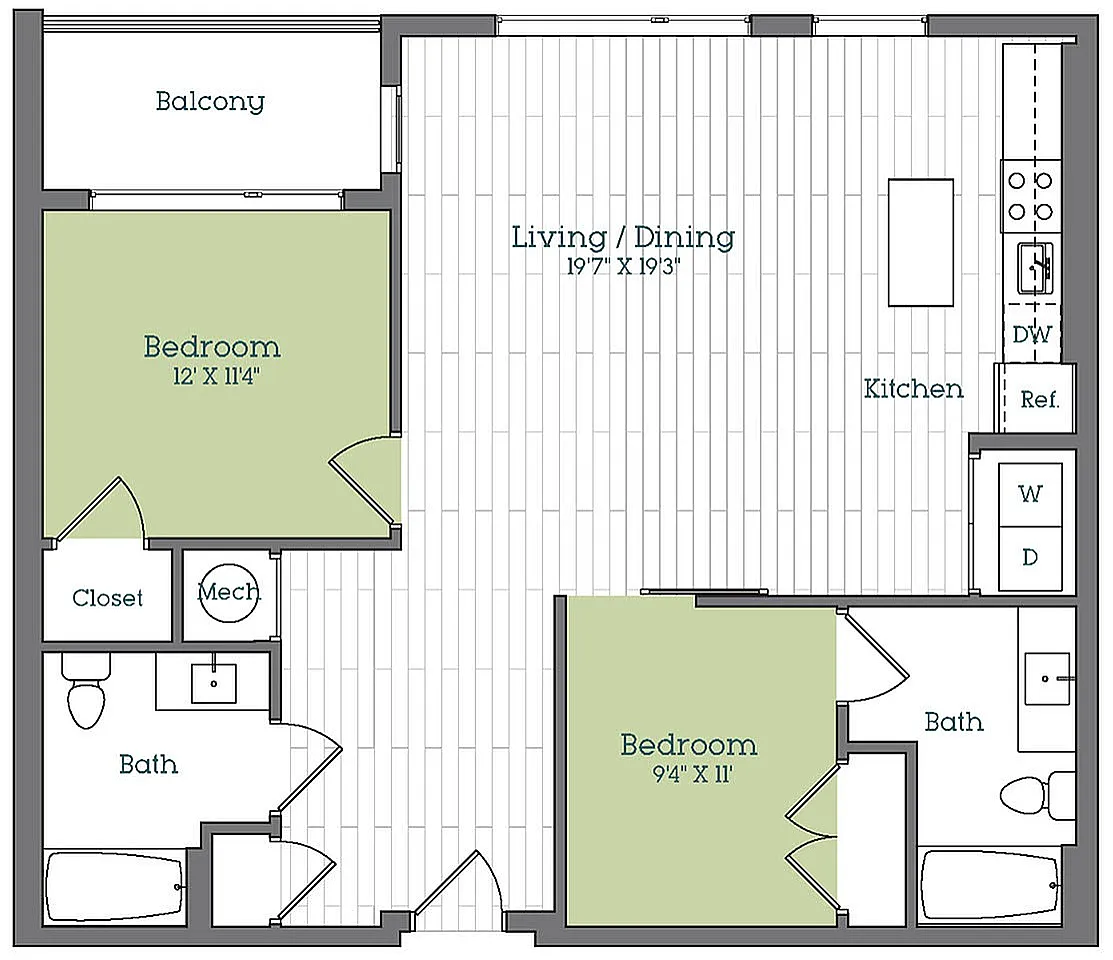 Floor plan B3