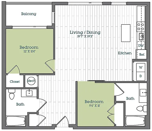 Floor plan B3