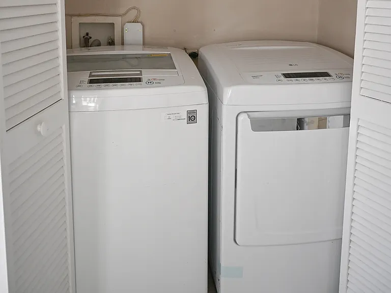 Washer and dryer