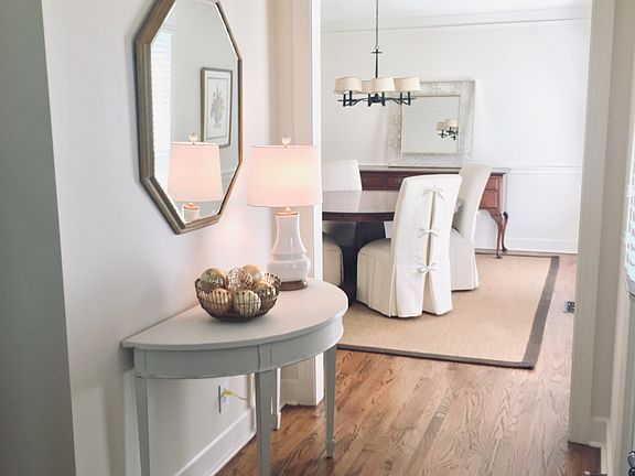 Foyer and dining room
