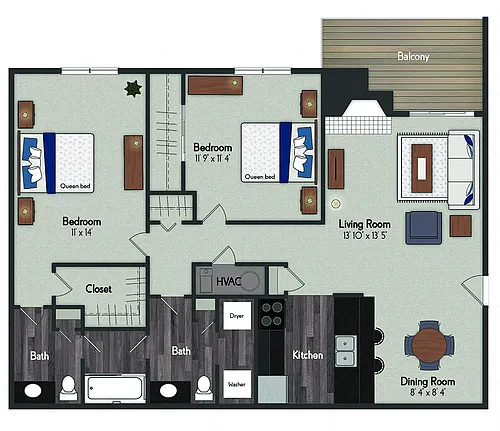 Floor plan Hollywood