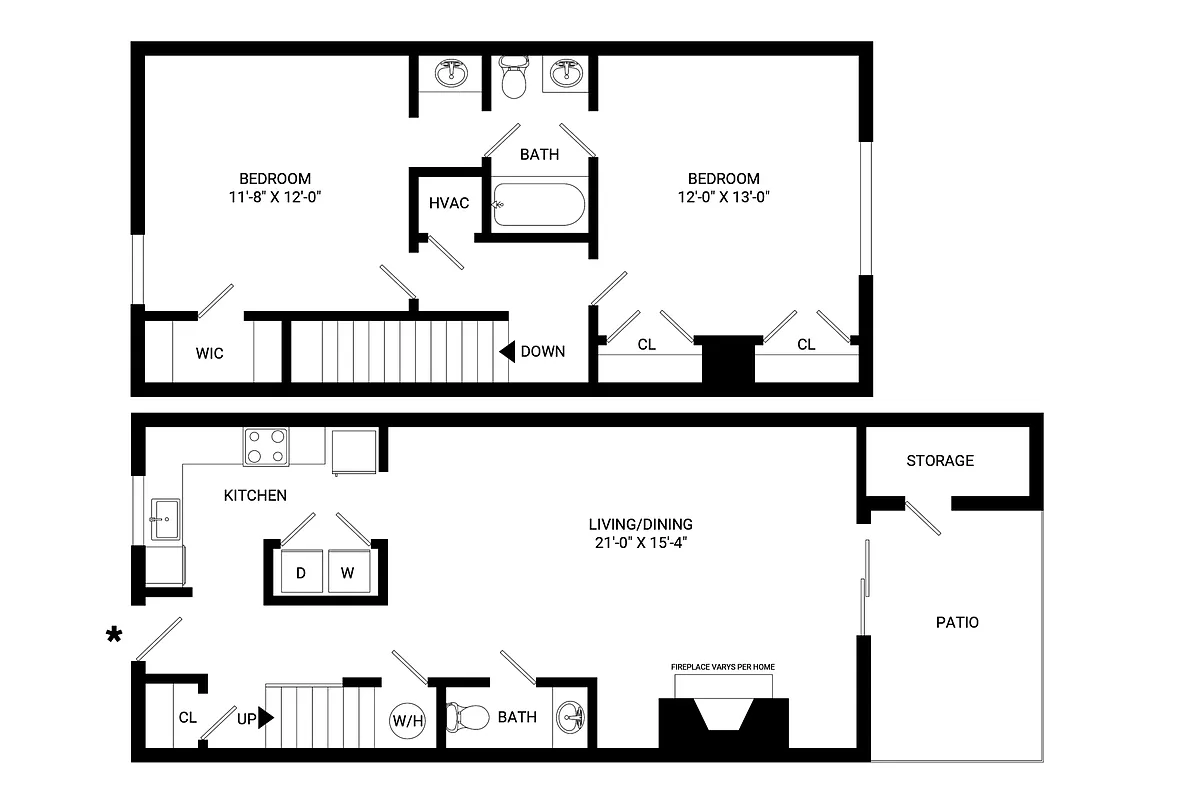 Floor plan Kylie Townhome