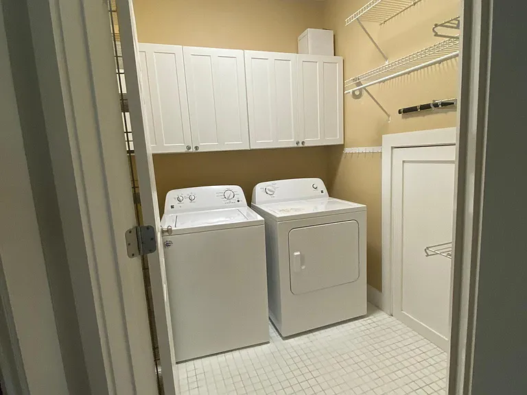 Laundry room.