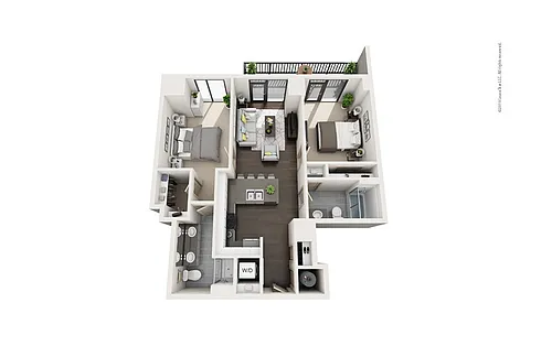 Floor plan Highrise B4