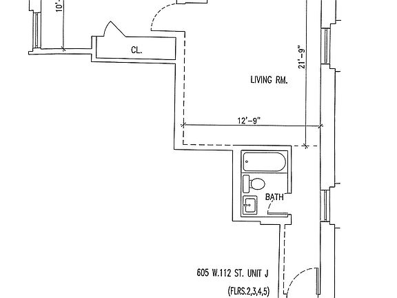 2nd image of 605 W 112th St APT 3J