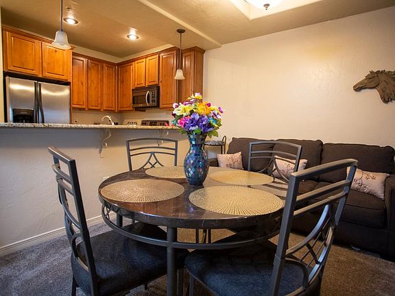 Dining area and bar.