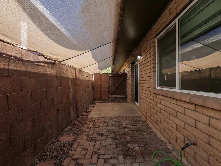 Private patio