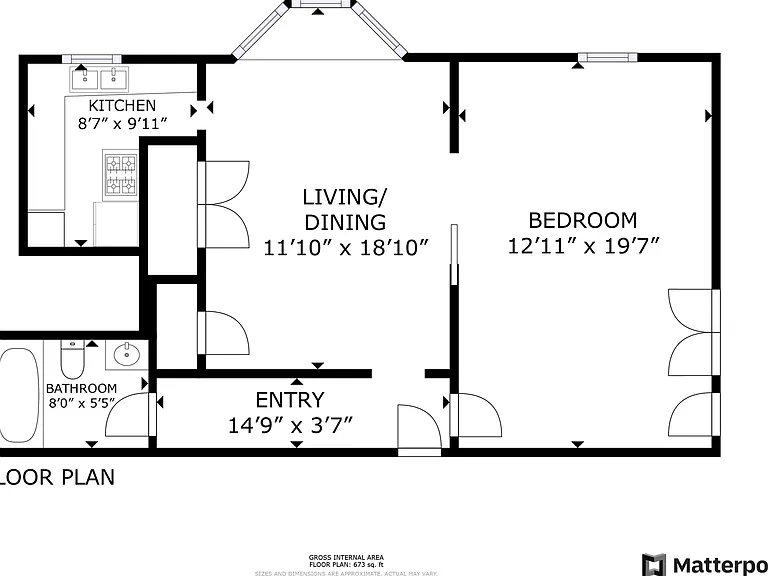 Elegant Renovation! HUGE 1 Bed 1 Bath Available Now! — Photo 5