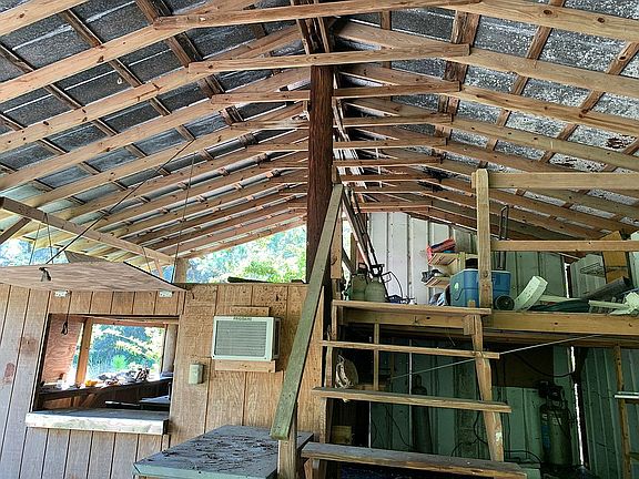 Pole Barn storage loft