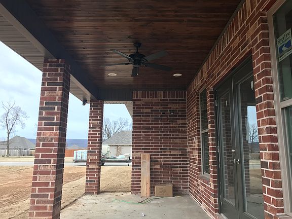 Covered back patio