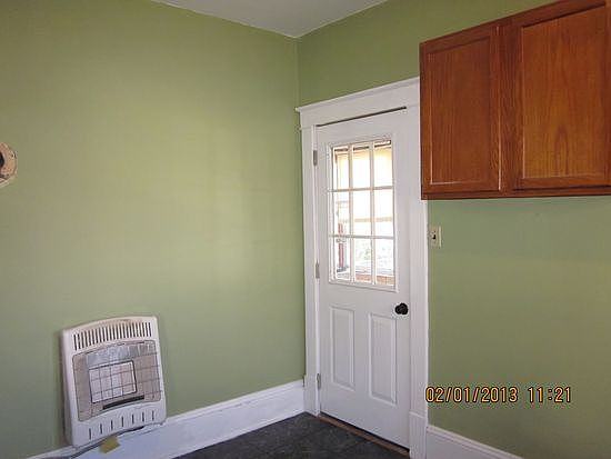 Kitchen with door to mudroom