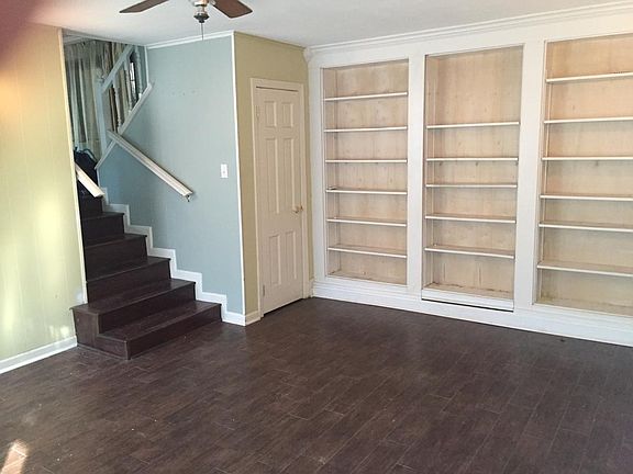 Bookcase doorway to Study - lower level