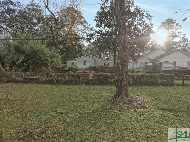 Backyard has new 6ft wooden privacy fence.