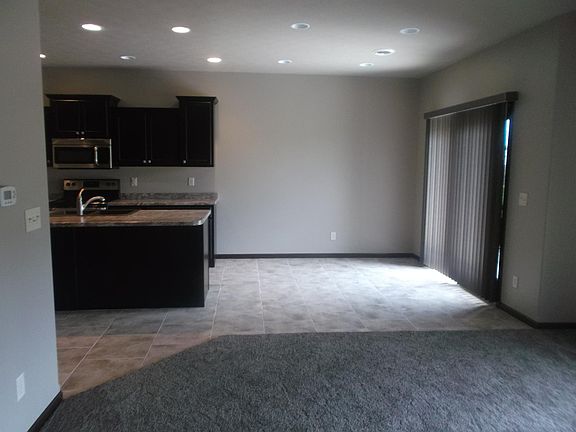 Dining and patio doors off of kitchen