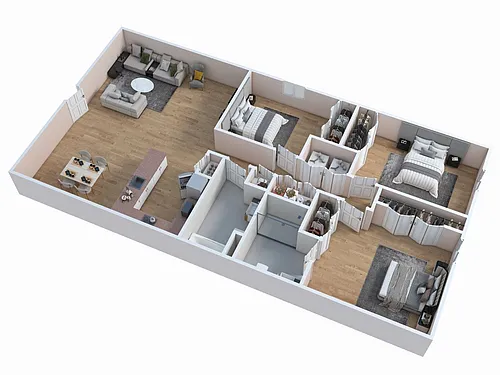 Floor plan TOWNHOME 1