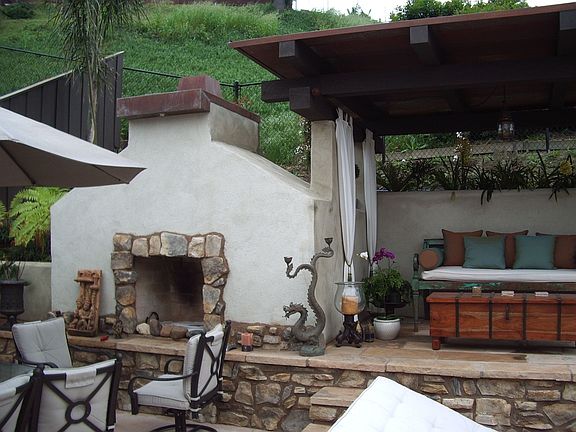 Outdoor Fireplace/Cabana