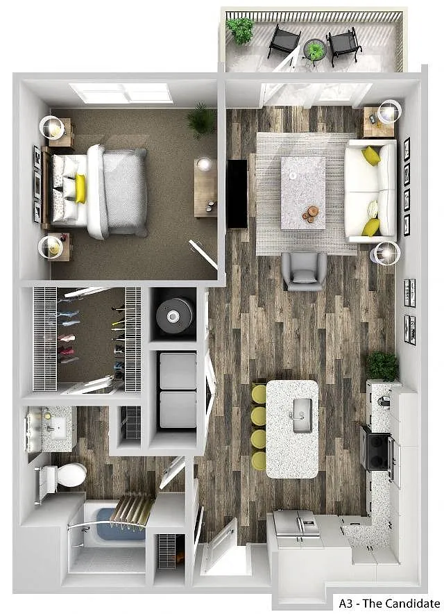 Floor plan A3 - The Candidate