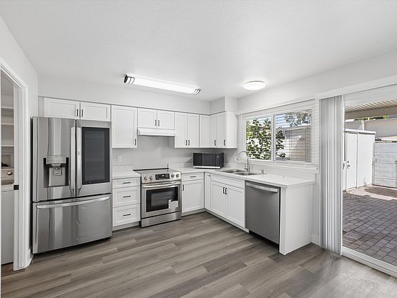Kitchen and private patio