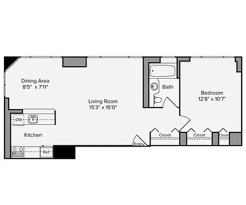 Floor plan A1-715-Classic