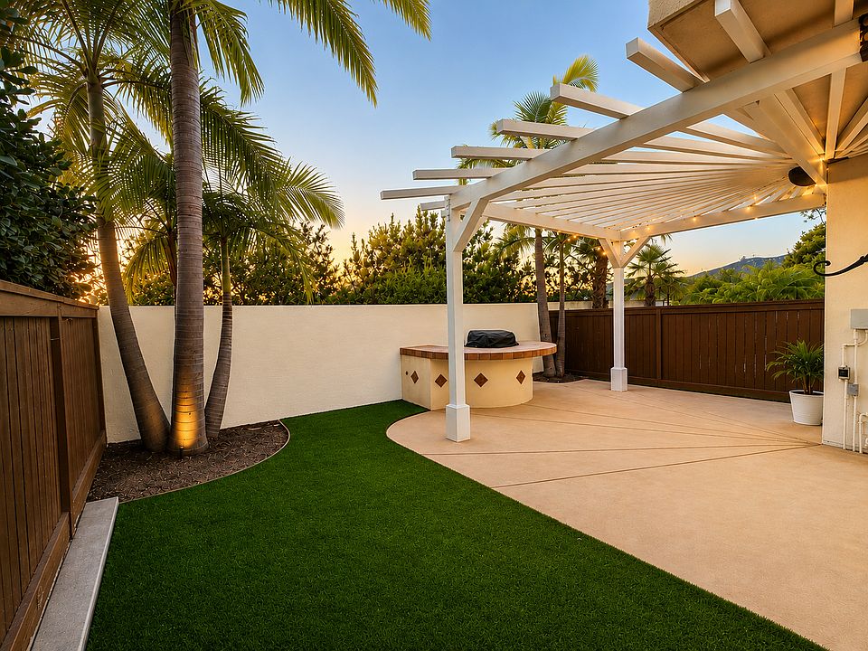 Private backyard