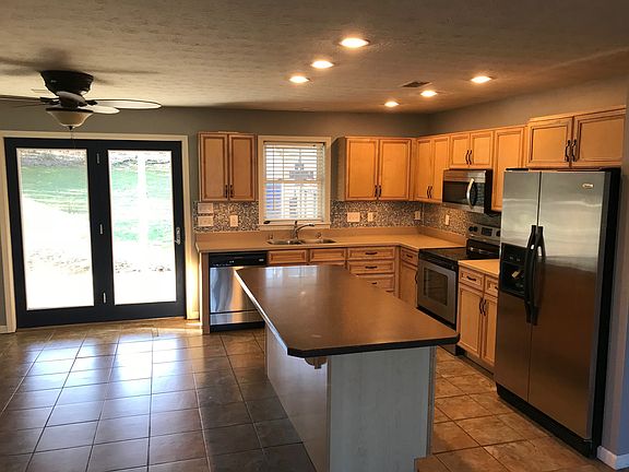 Kitchen and back door