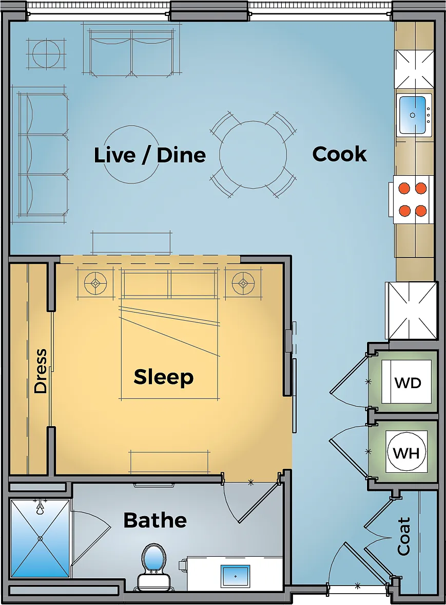 Floor plan Urban Flat - S11