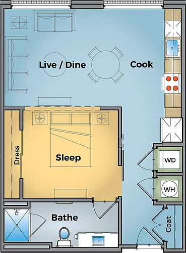 Floor plan Urban Flat - S11