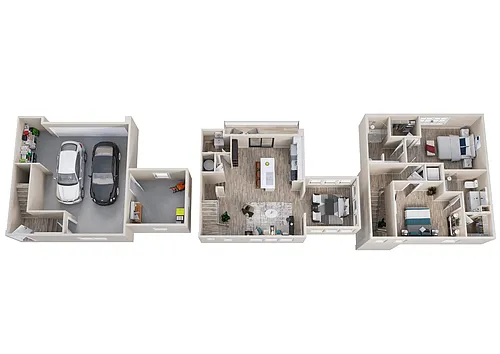 Floor plan The Kensington Townhome