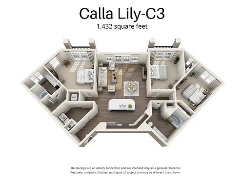 Floor plan Calla Lilly
