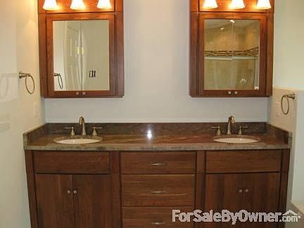 Master bath vanity