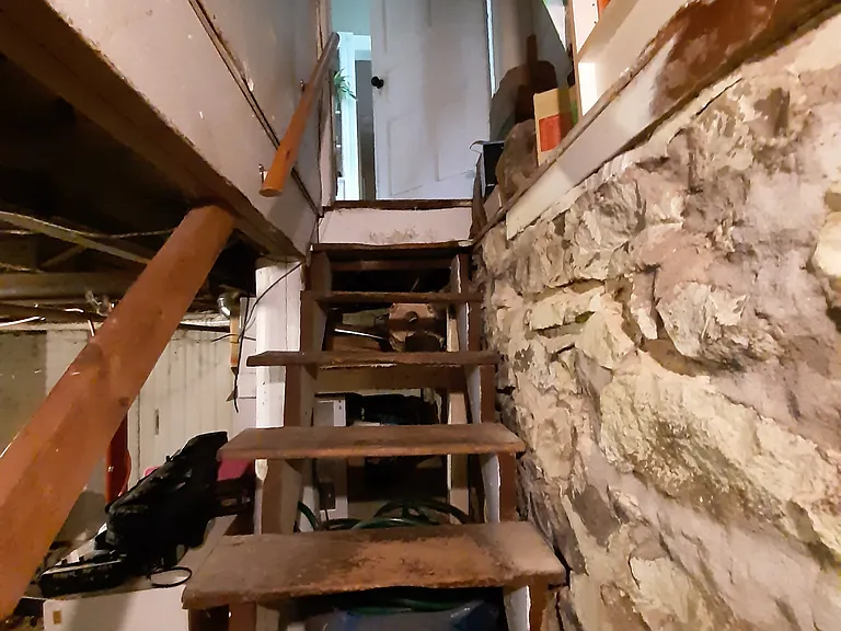 Basement stairs