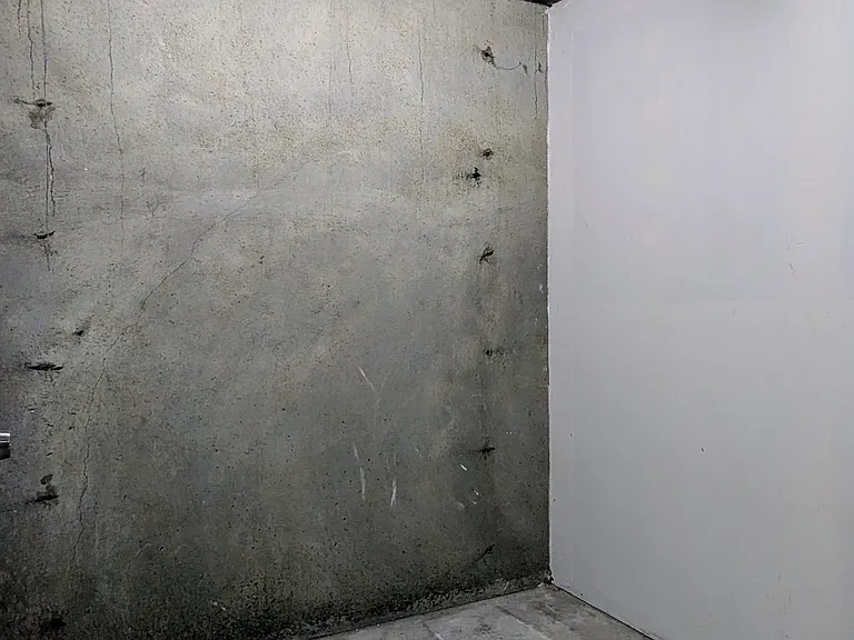 Additional private storage room in garage.