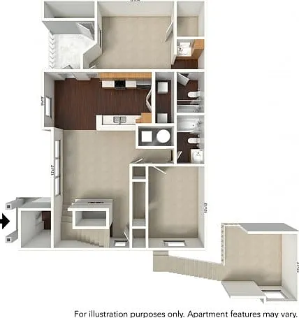 2 Bed 2 Bath with Loft 2 Bed 2 Bath with Loft