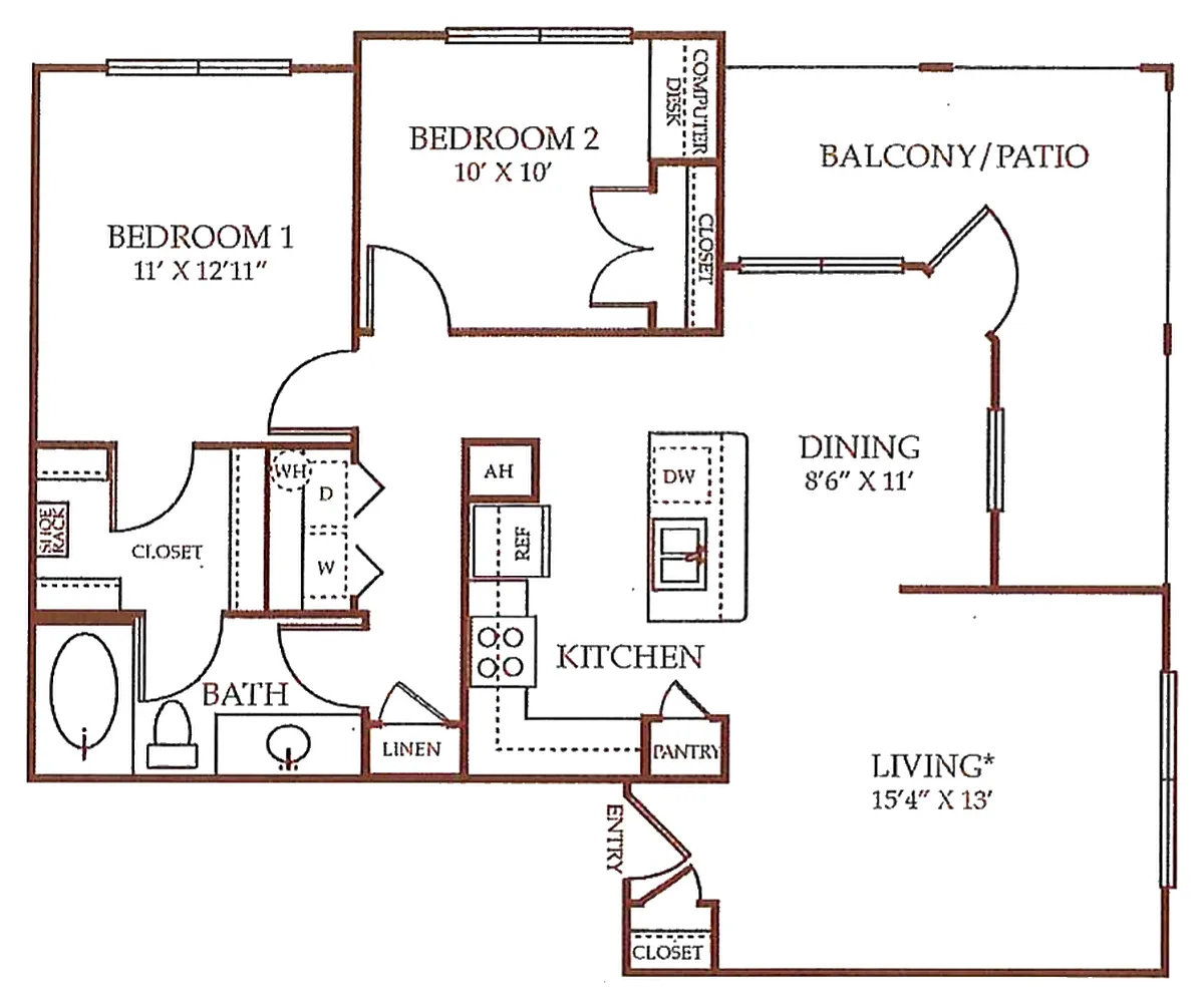 Floor plan B1