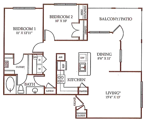 Floor plan B1
