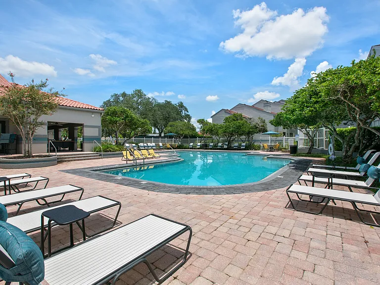 Large Pool Deck