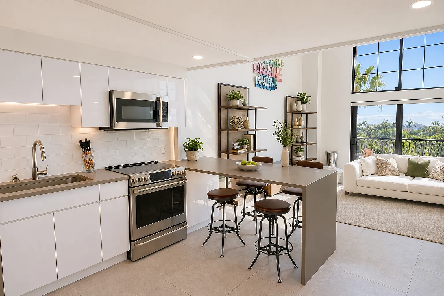 1 bed, 1.5 bath, 1056 sqft, $6,800 — Photo 2