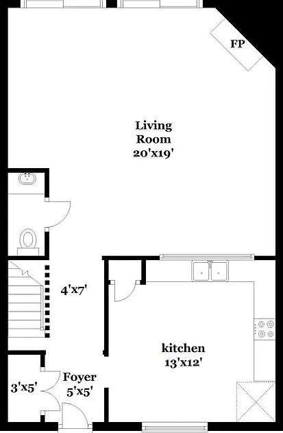 3 bed, 2.5 bath, 1370 sqft, $2,165 — Photo 3