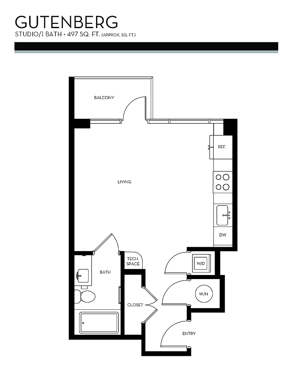 Floor plan Gutenberg