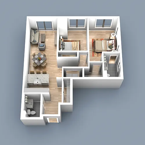 Floor plan 525