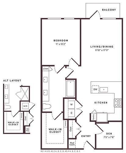 Floor plan A9 Den