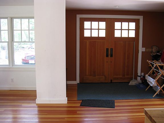 double front door for ease of move in