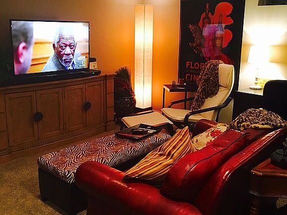 downstairs family room